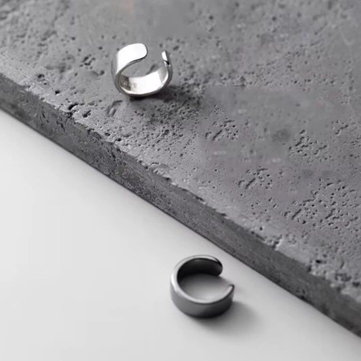 ピアスメンズ イヤーカフ シンプル無孔イヤーカフ