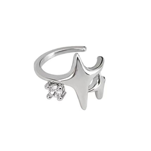 メンズピアス イヤーカフ 星空きらめき輝きイヤーカフ