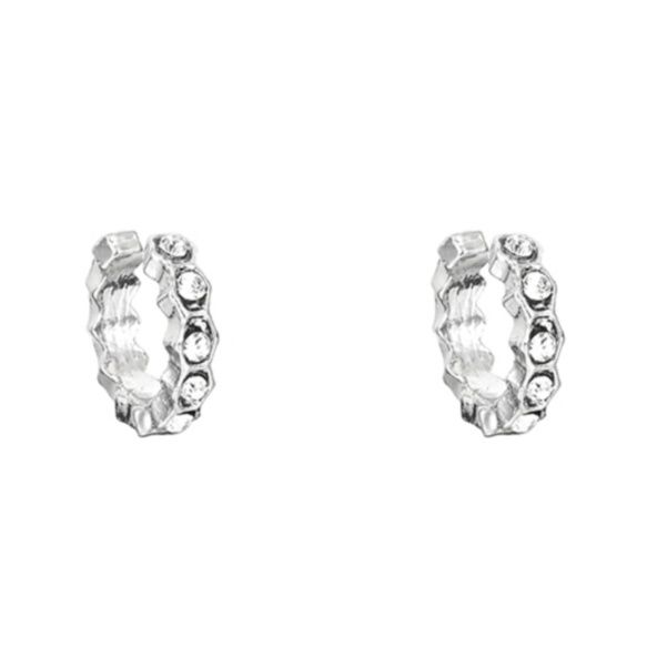 メンズピアス イヤーカフ シンプル曲線イヤーカフ