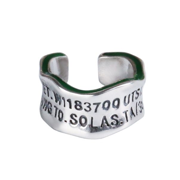 メンズピアス イヤーカフ シンプル幅広イヤーカフ