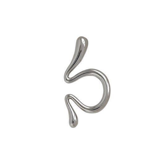 ピアスメンズ ピアスメンズ 軽やか曲線イヤーカフ