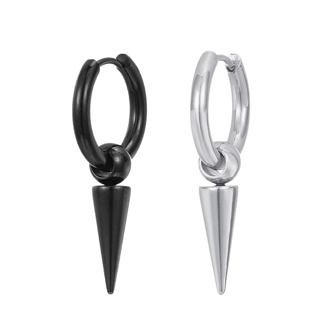 ピアスメンズ 尖鋭フープ チタンピアス