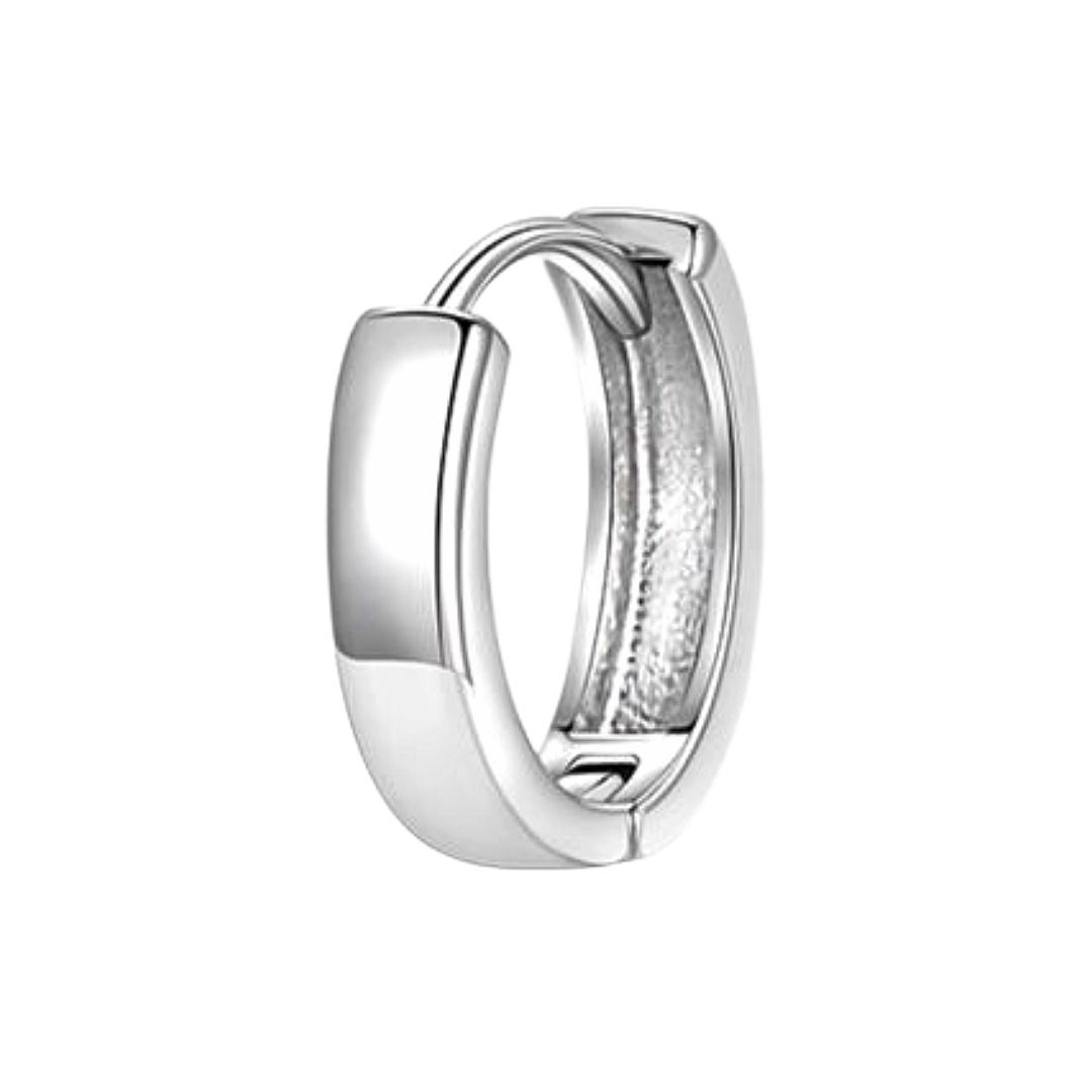 ピアスメンズ 洗練フープピアス