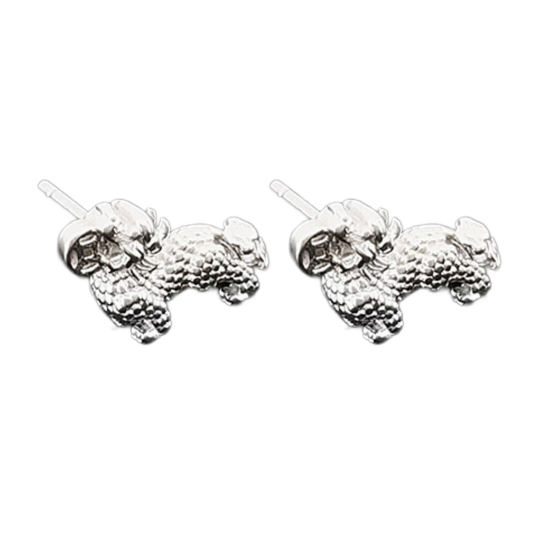 メンズピアス 福を招く幸運の神獣ピアス