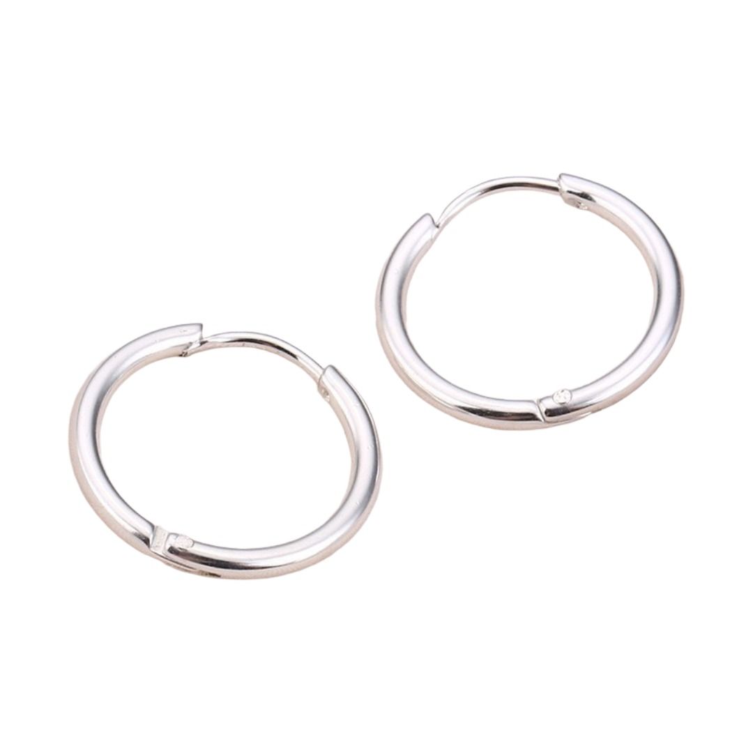 ピアスメンズ シンプル輪型ピアス