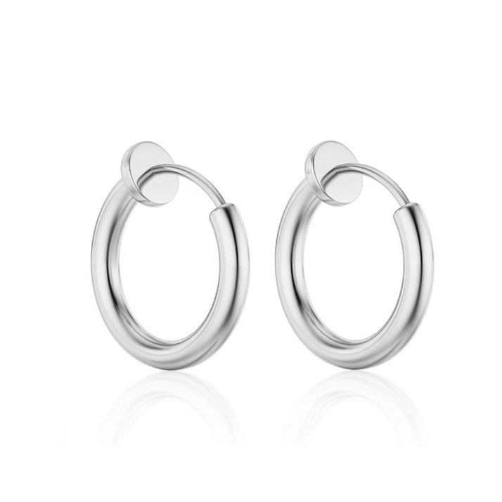 ピアスメンズ 滑らかノンホールピアス