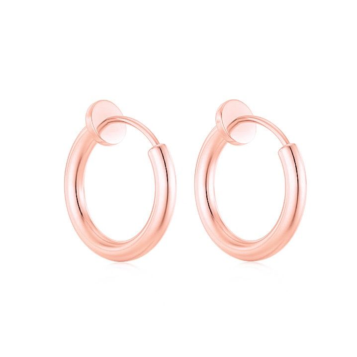 ピアスメンズ 滑らかノンホールピアス