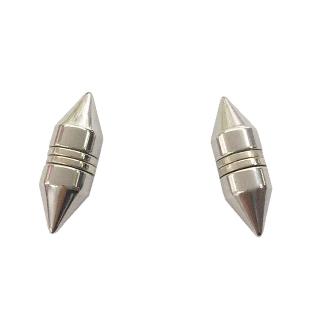 メンズピアス 磁気式弾丸型耳飾り二点組