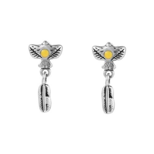 メンズピアス イーグルフェザー ネイティブピアス