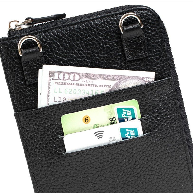 レディース本革ショルダーポシェット携帯ポーチ