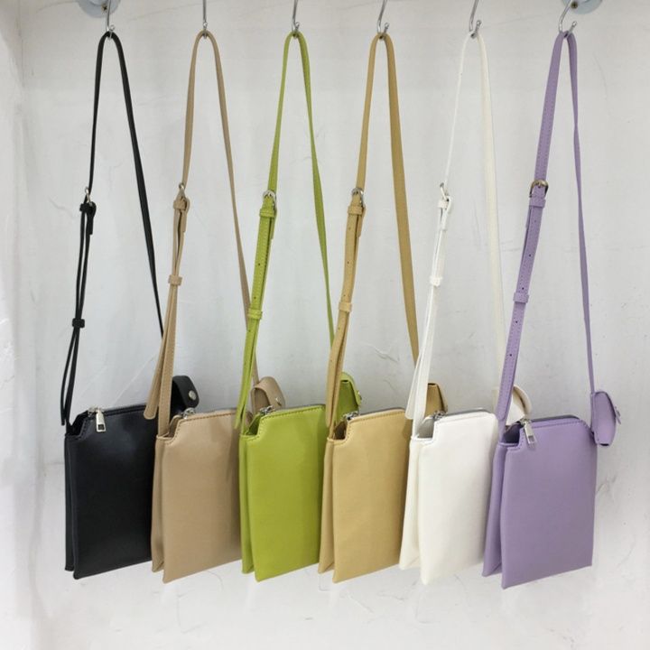 ポシェット シンプル縦型ショルダーポシェット