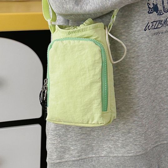 ポシェット 巾着型多機能ミニショルダーバッグ