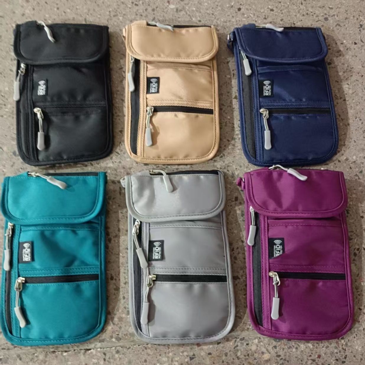 ポシェット 多機能縦型斜め掛けポシェット