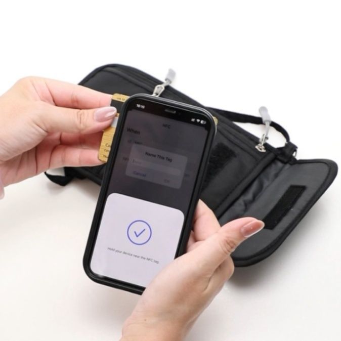 ポシェット 多機能縦型斜め掛けポシェット