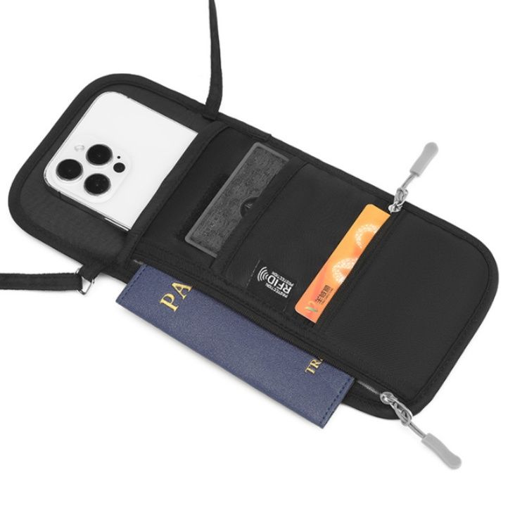 ポシェット 多機能縦型斜め掛けポシェット