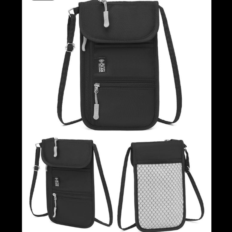 ポシェット 多機能縦型斜め掛けポシェット