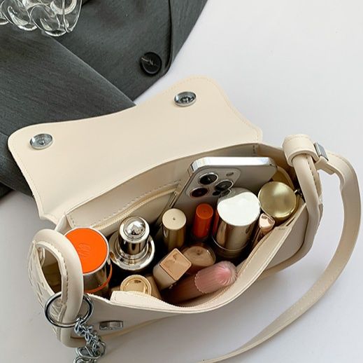 ポシェットレディース 編み込みデザイン丸みショルダー