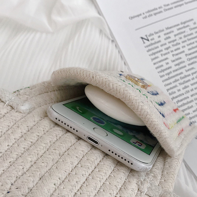 ポシェット きれいめ縦型携帯ポーチ 軽量斜めがけ肩掛け