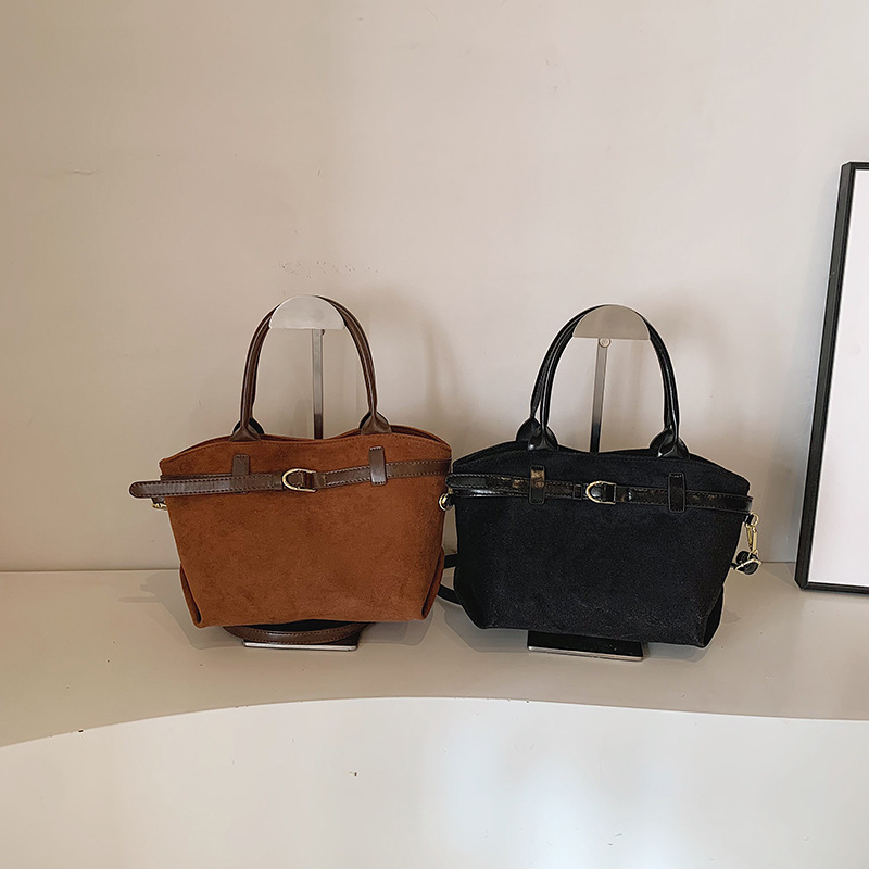 ポシェットレディース 上品なベルトデザイン台形ミニハンドバッグ