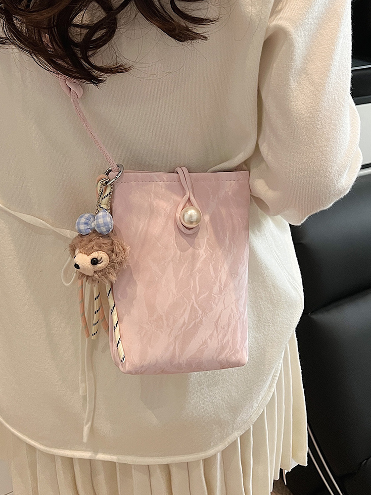 ポシェット ぬいぐるみチャーム付きミニポシェット