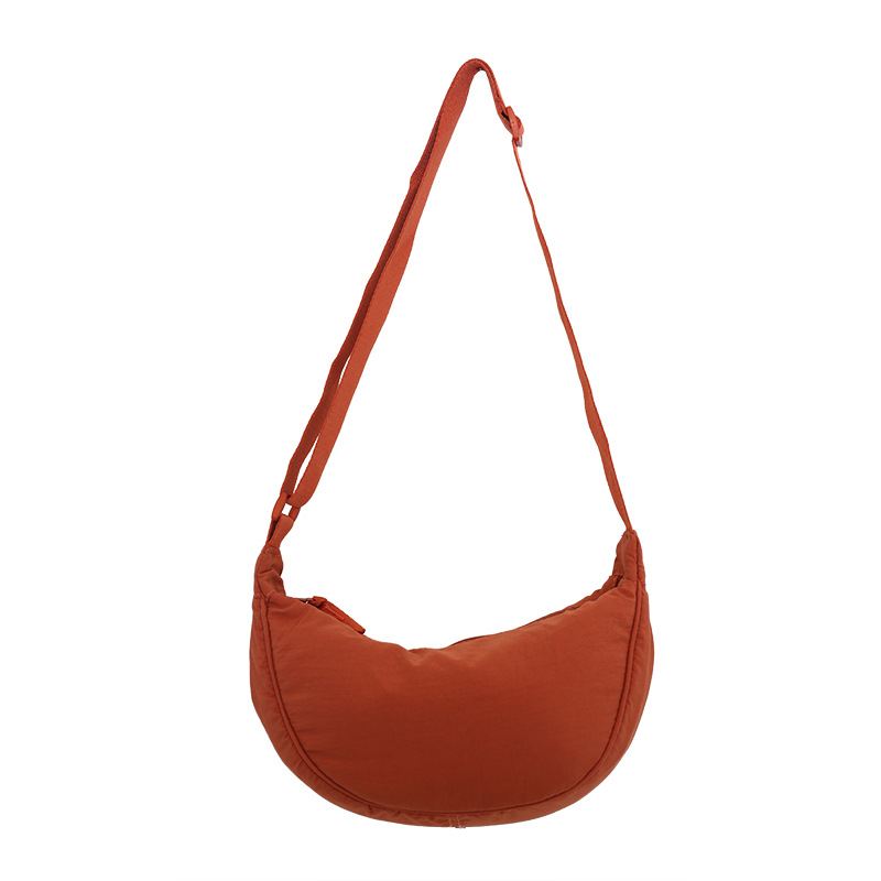 ポシェット 三日月型ショルダーポシェット調節可能斜め掛け鞄