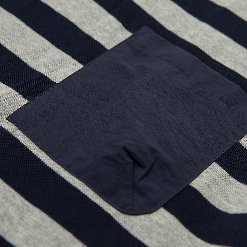 ボーダー柄ポロシャツ 男女兼用 春夏カジュアル