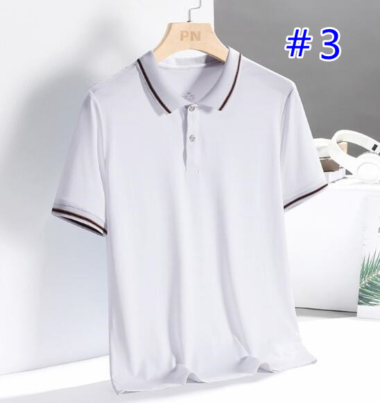 メンズ半袖冷感ポロシャツカジュアル