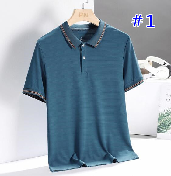 メンズ半袖冷感ポロシャツカジュアル