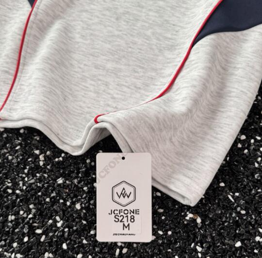 半袖ポロシャツ配色切り替え男性用上着