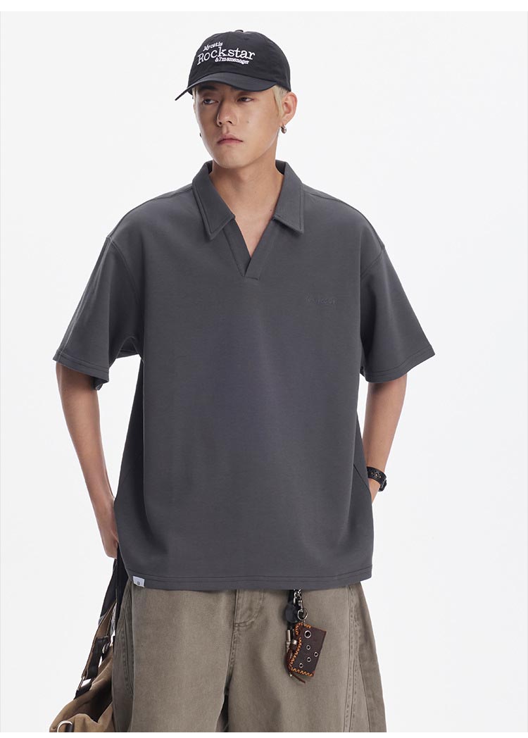 メンズ ユニセックス カジュアル ポロシャツ 半袖 男女兼用 全3色