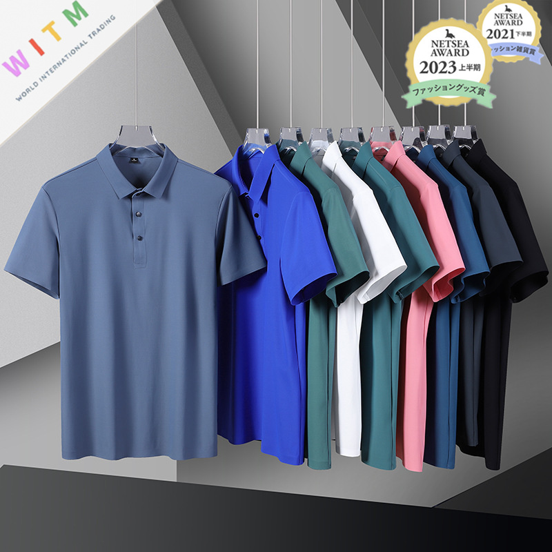 全9色展開 半袖ポロシャツ 通気速乾 吸汗 男性用
