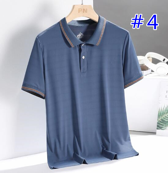 メンズ半袖冷感ポロシャツカジュアル