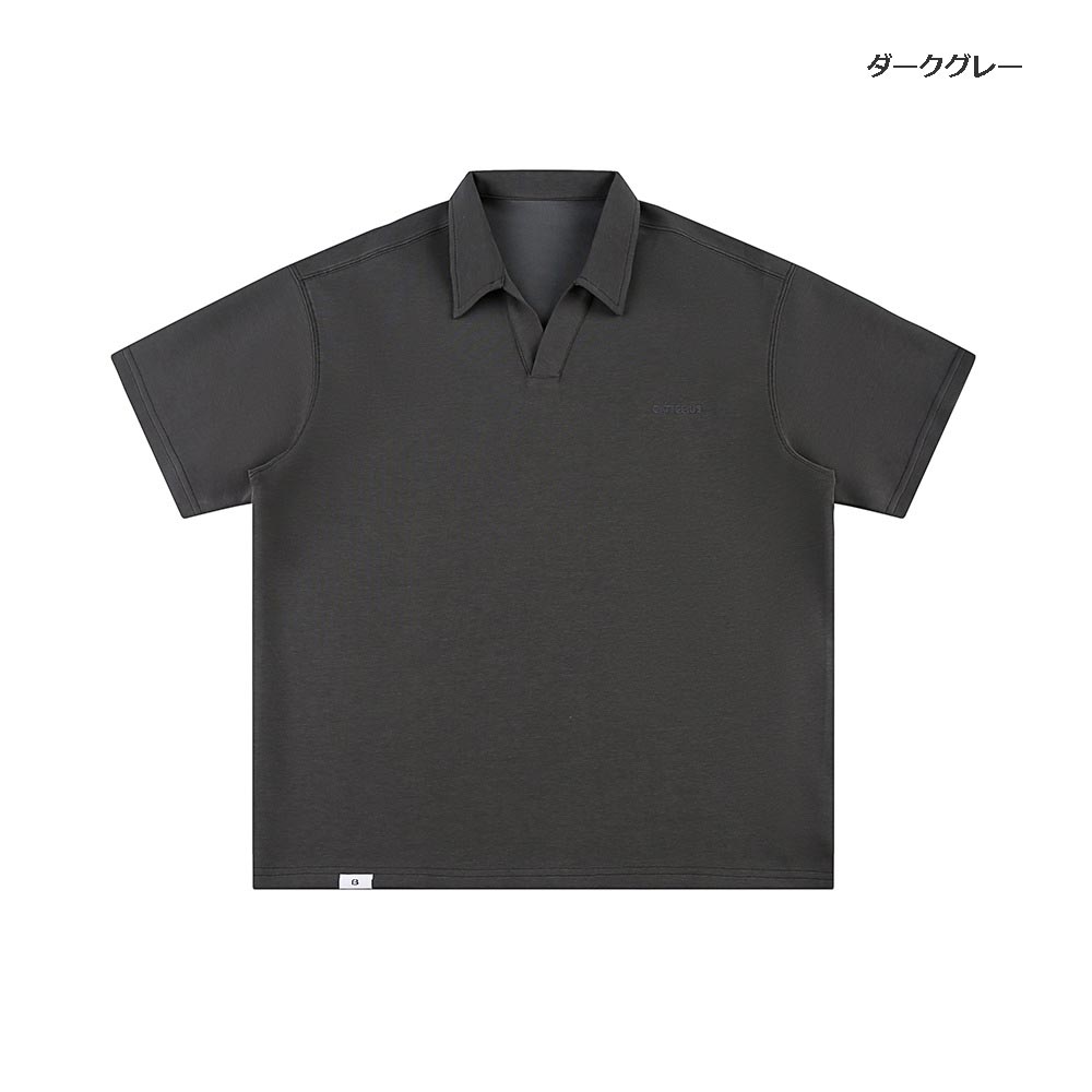 メンズ ユニセックス カジュアル ポロシャツ 半袖 男女兼用 全3色
