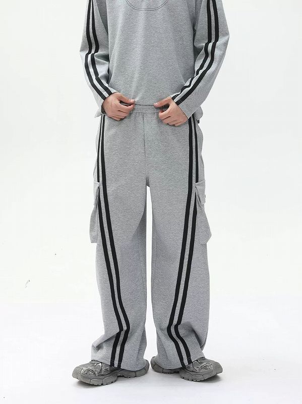 男女兼用長袖ポロシャツ上下組み合わせ春夏新作全二色