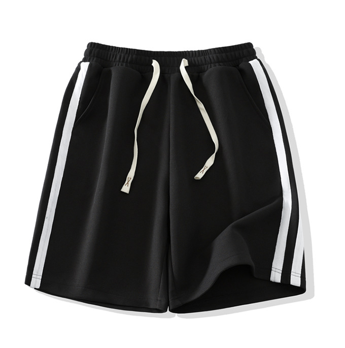 男女兼用スポーツライン入りポロシャツショートパンツセット