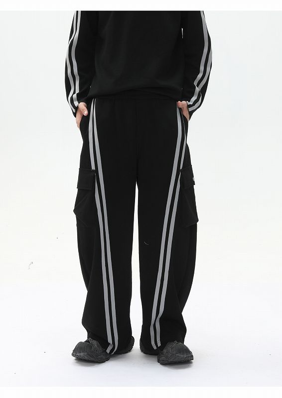 男女兼用長袖ポロシャツ上下組み合わせ春夏新作全二色