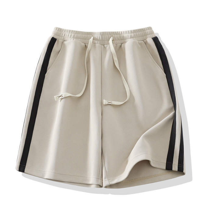 男女兼用スポーツライン入りポロシャツショートパンツセット