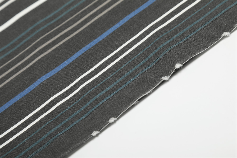 男女兼用レトロボーダー半袖ポロシャツ