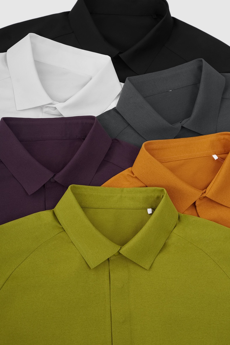 紫外線防止速乾半袖ポロシャツ男女兼用接触冷感春夏