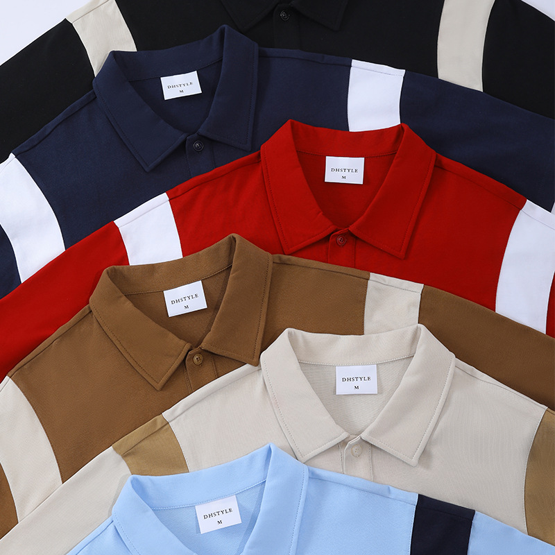 男女兼用無地半袖ポロシャツ厚手生地春夏新作全色