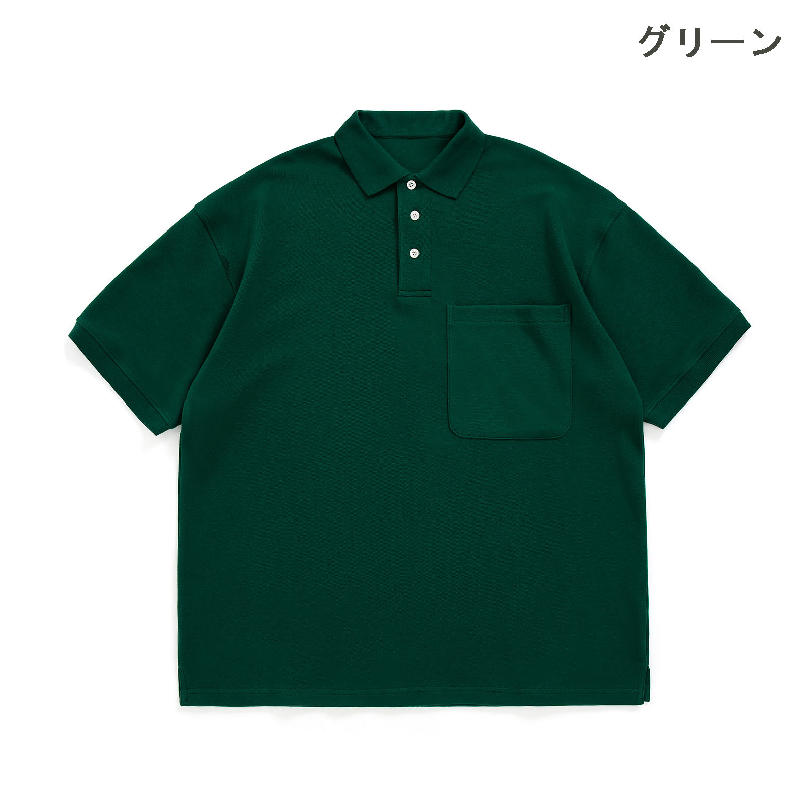 無地半袖ポロシャツ男女兼用カジュアル春夏