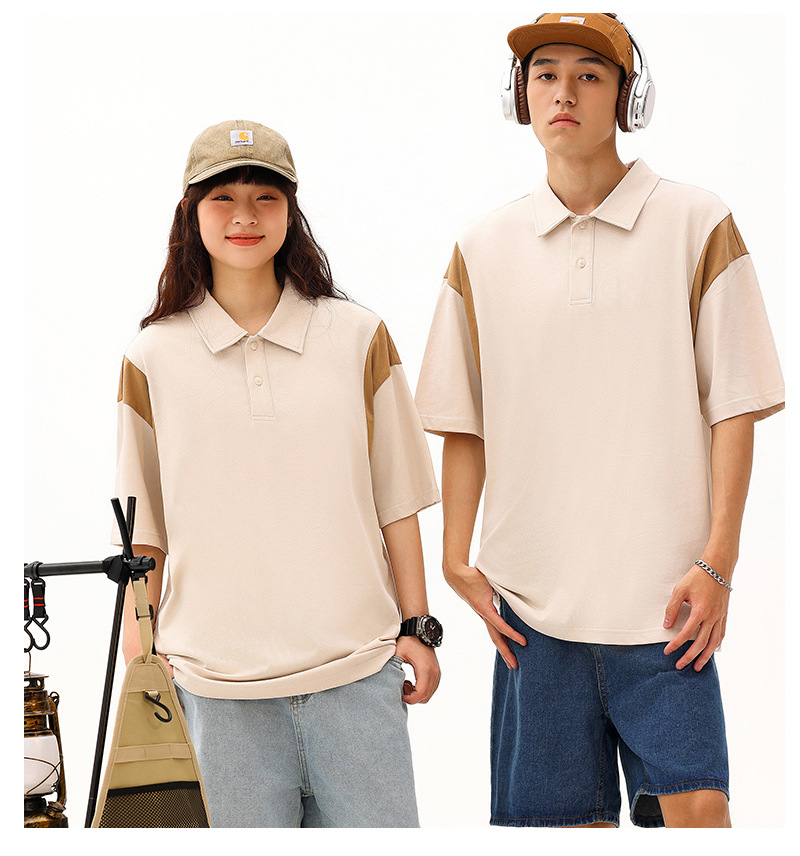 男女兼用無地半袖ポロシャツ厚手生地春夏新作全色
