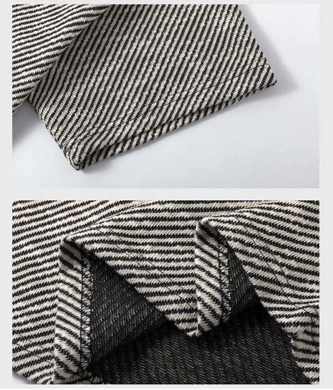 メンズ ニット ポロシャツ 半袖 チェック襟 ストライプ 男女兼用