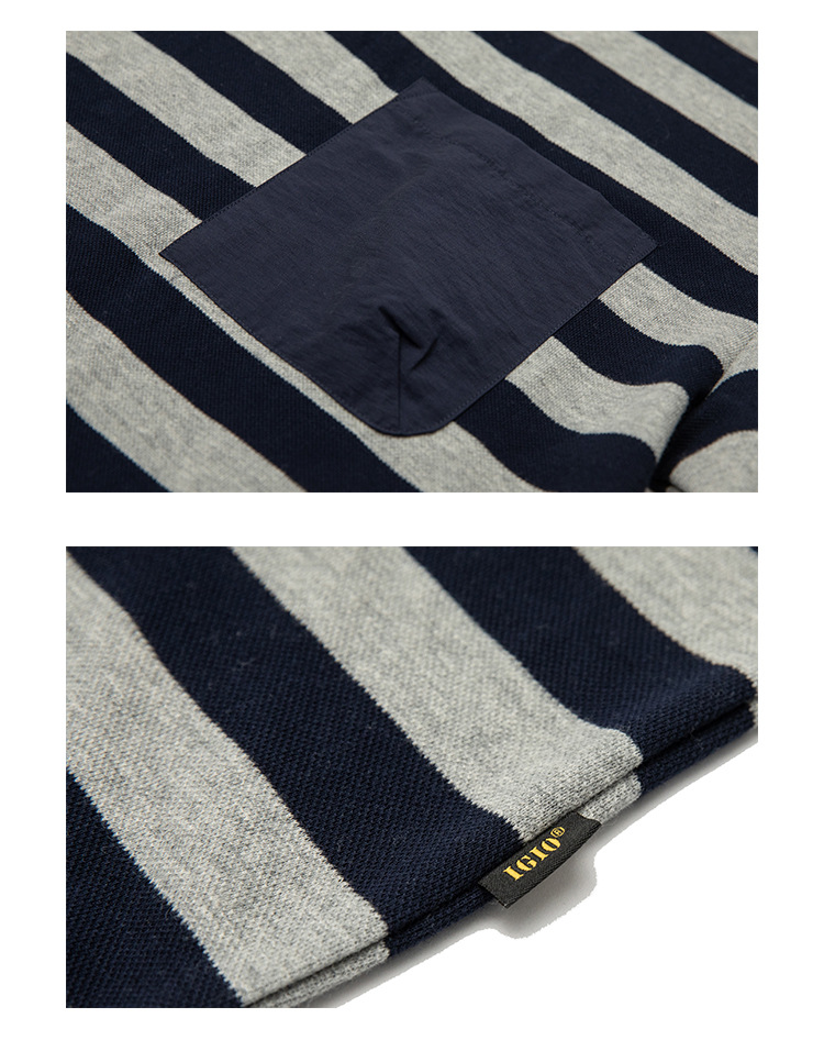 ボーダー柄ポロシャツ 男女兼用 春夏カジュアル