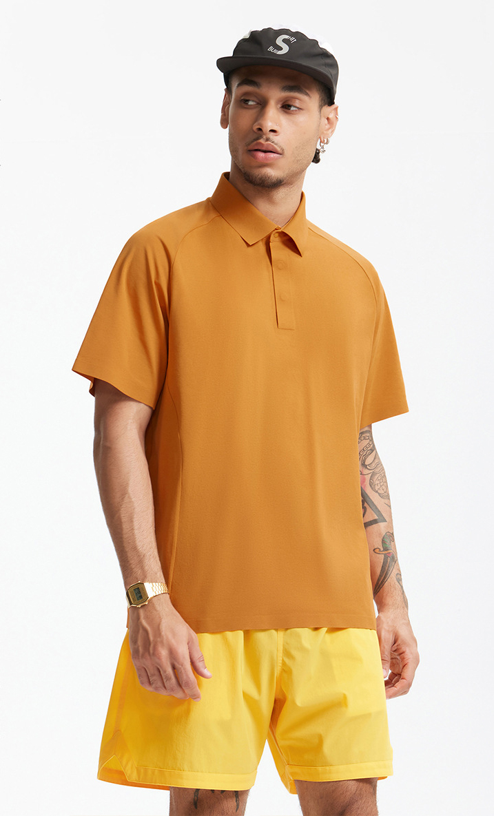 紫外線防止速乾半袖ポロシャツ男女兼用接触冷感春夏