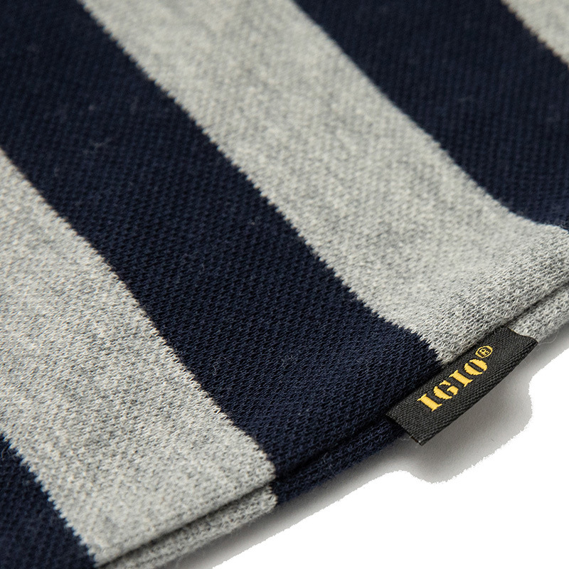 ボーダー柄ポロシャツ 男女兼用 春夏カジュアル