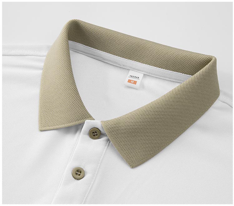 男女兼用配色ポロシャツ半袖通気性抜群カジュアル