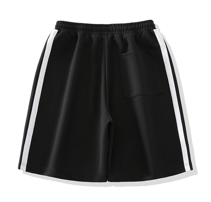 男女兼用スポーツライン入りポロシャツショートパンツセット