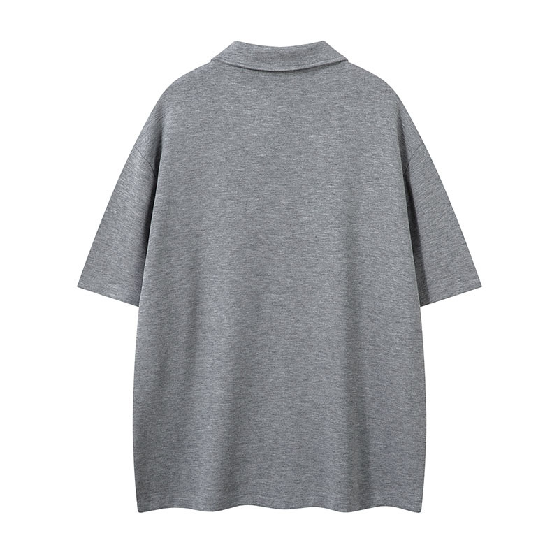 無地半袖ポロシャツ男女兼用春夏新作全2色