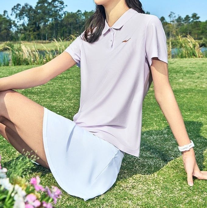 ポロシャツ レディース 冷感素材スポーティポロシャツ